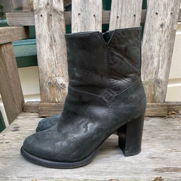 Ross & Snow RENATA shearling Lined Leather Made In Italy size 7 - Picture 2 of 12